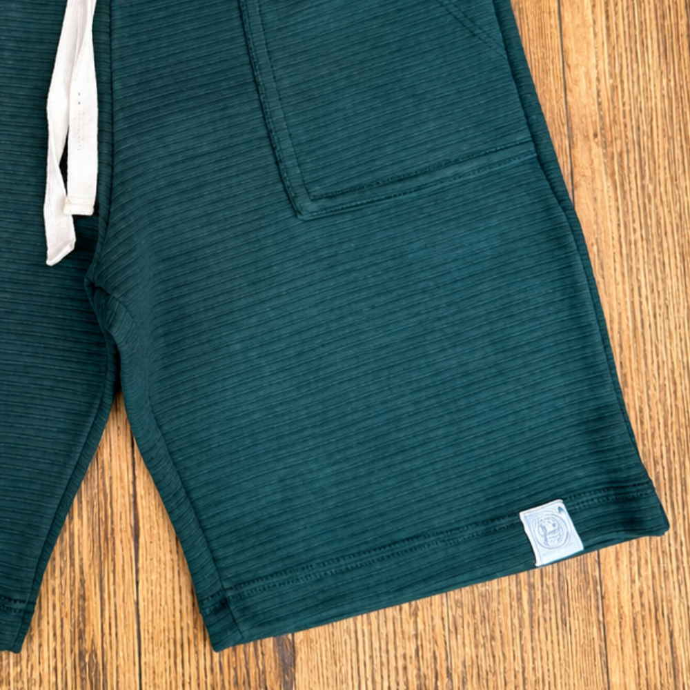 Bermuda Infantil Masculina Canelada Verde Bolsos TD172