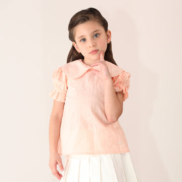 Blusa Infantil Bordado com Paetês - TD51