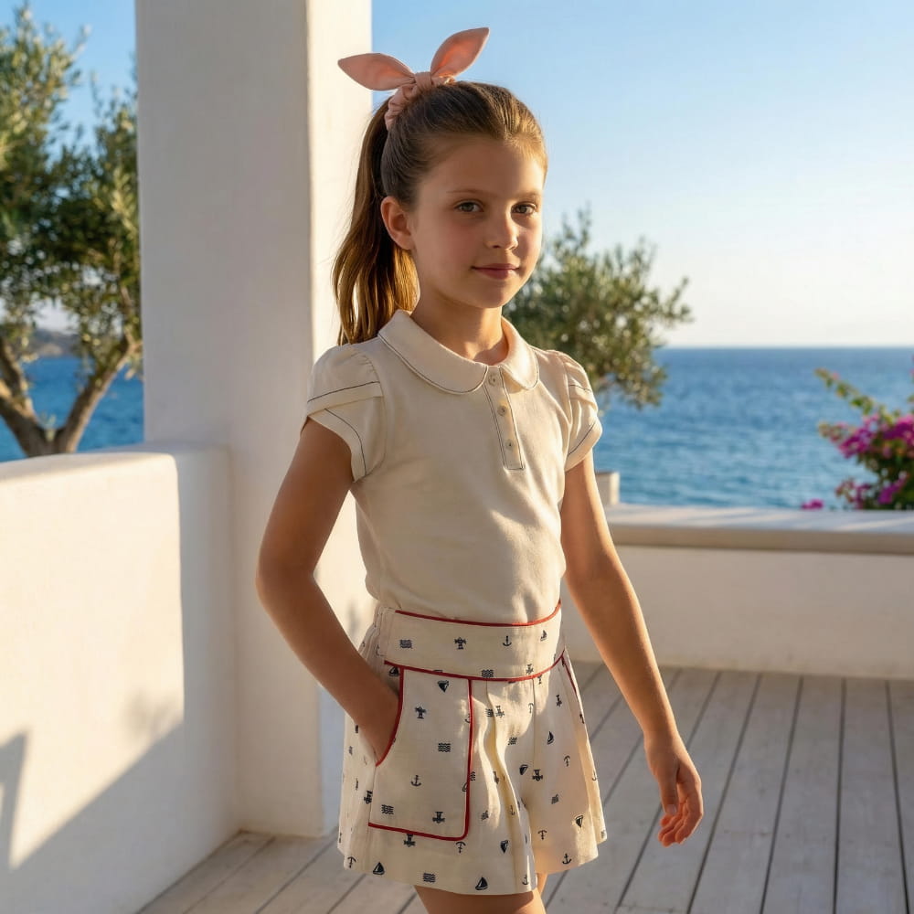 Blusa Polo Pesponto - TD149