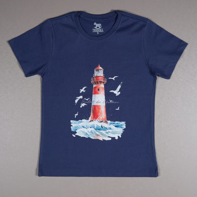 Camiseta Malha Marinho Farol - TD96
