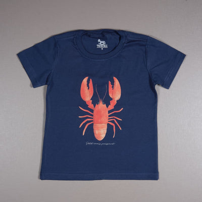 Camiseta Malha Marinho Lagosta - TD99