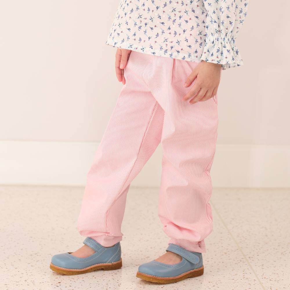 Calça Infantil Sarja Fina Listrada - TD59