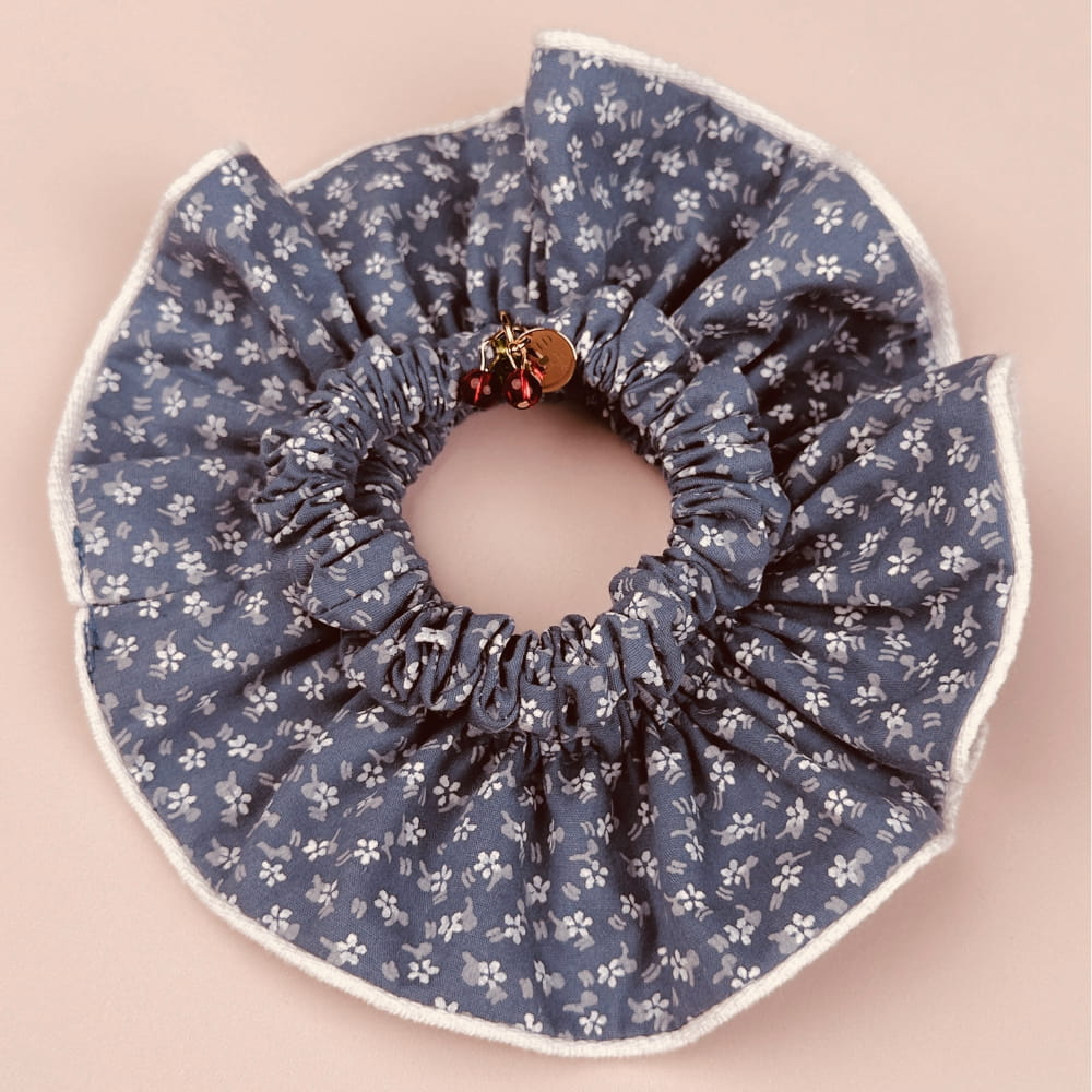 Kit Scrunchie Cerejinha Azul
