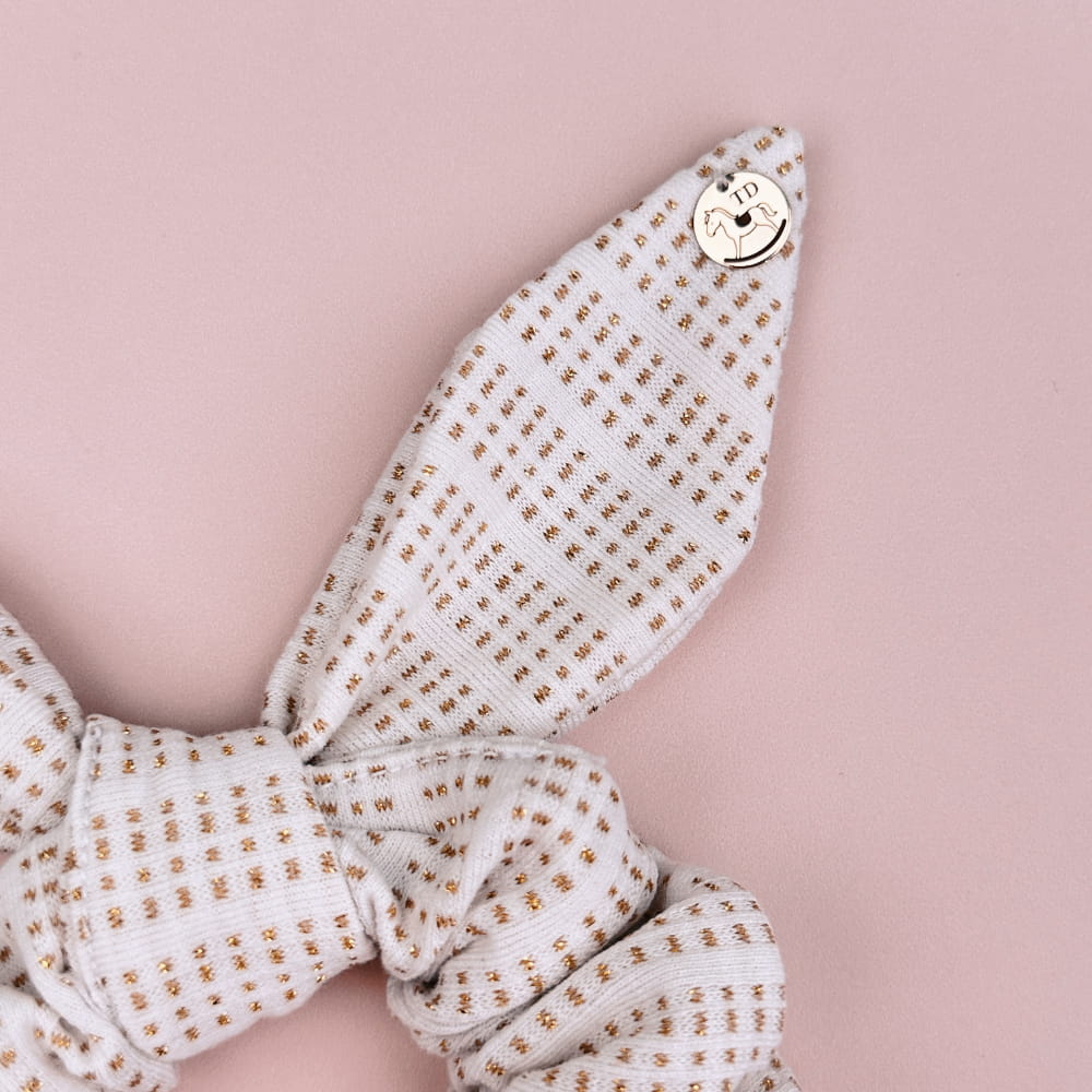 Scrunchie Off Dourado