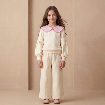 Conjunto agasalho Moleton Flanelado Gola Vichy - TD153