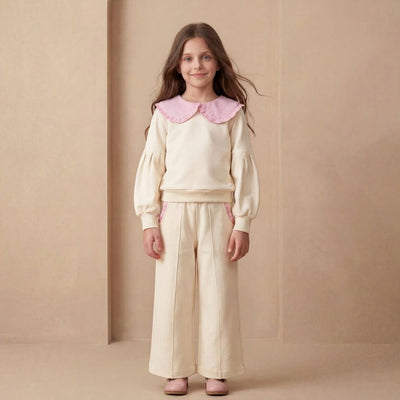 Conjunto agasalho Moleton Flanelado Gola Vichy - TD153
