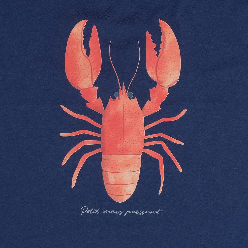 Camiseta Malha Marinho Lagosta - TD99