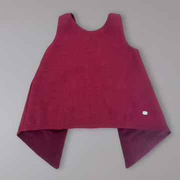 Blusa Infantil Laço Marsala - TD133