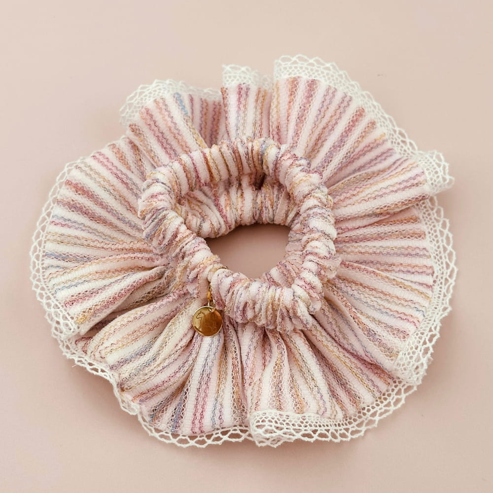 Kit Scrunchie Tulê Candy Colors
