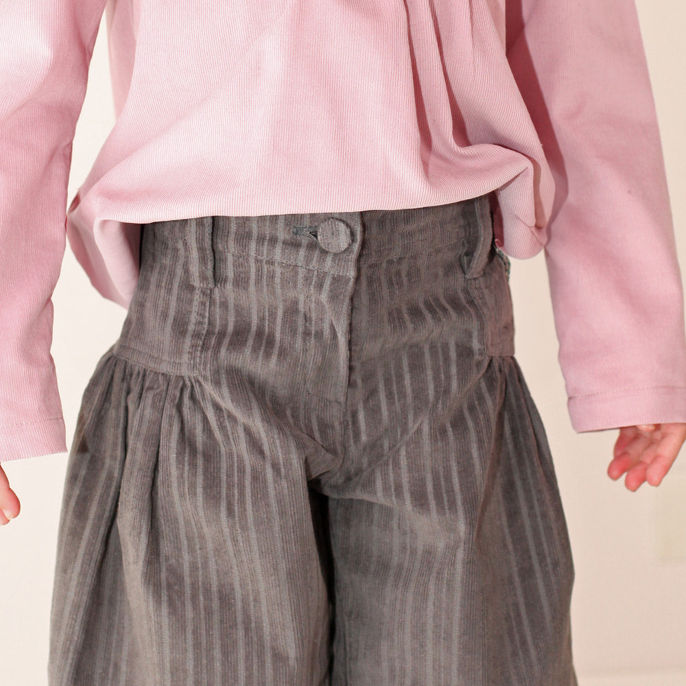 Calça Infantil Pantacourt Infantil em Veludo Cotelê - TD41