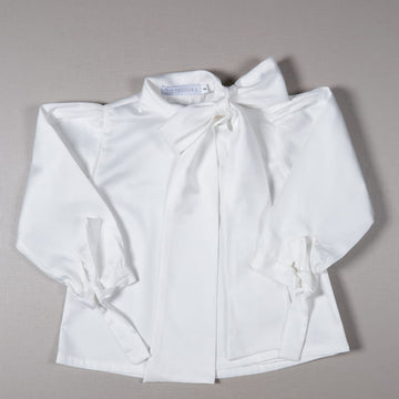 Camisa Infantil em Algodão Egípcio com Laço Sofisticado - TD52