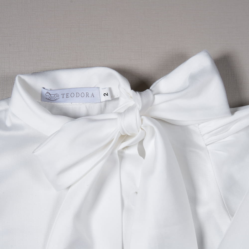 Camisa Infantil em Algodão Egípcio com Laço Sofisticado - TD52