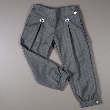 Calça Alfaiataria Infantil Com Pregas - TD60