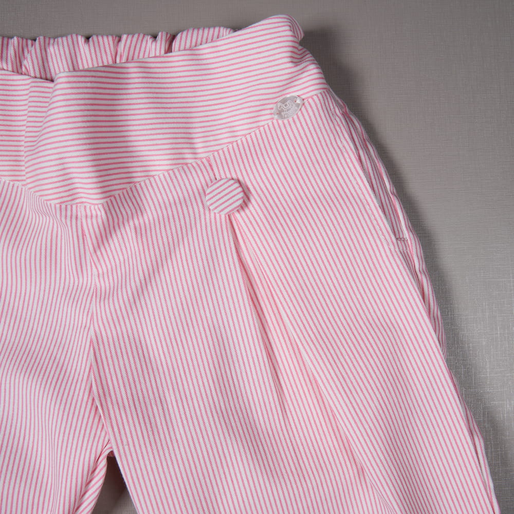 Calça Infantil Sarja Fina Listrada - TD59