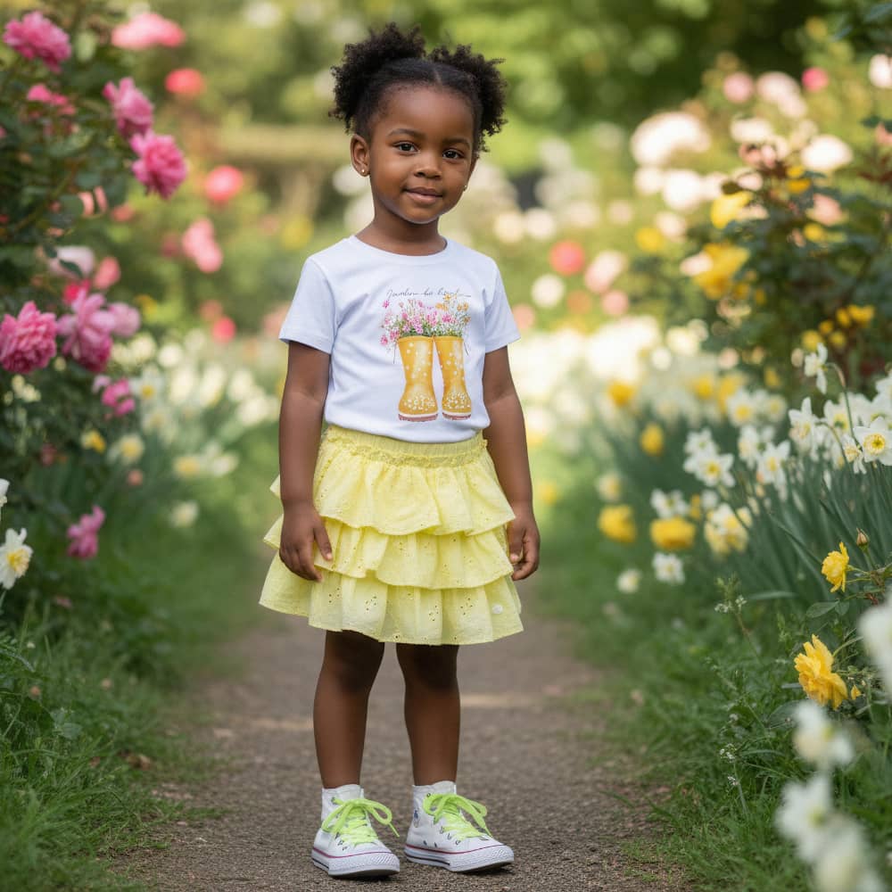 Conjunto Botas em Lese estampa Aquarela - TD130