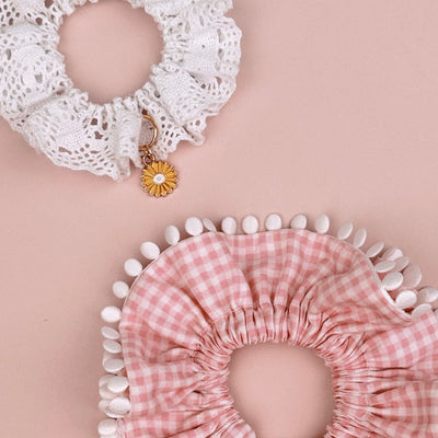 Kit Scrunchie Vichy Rosa