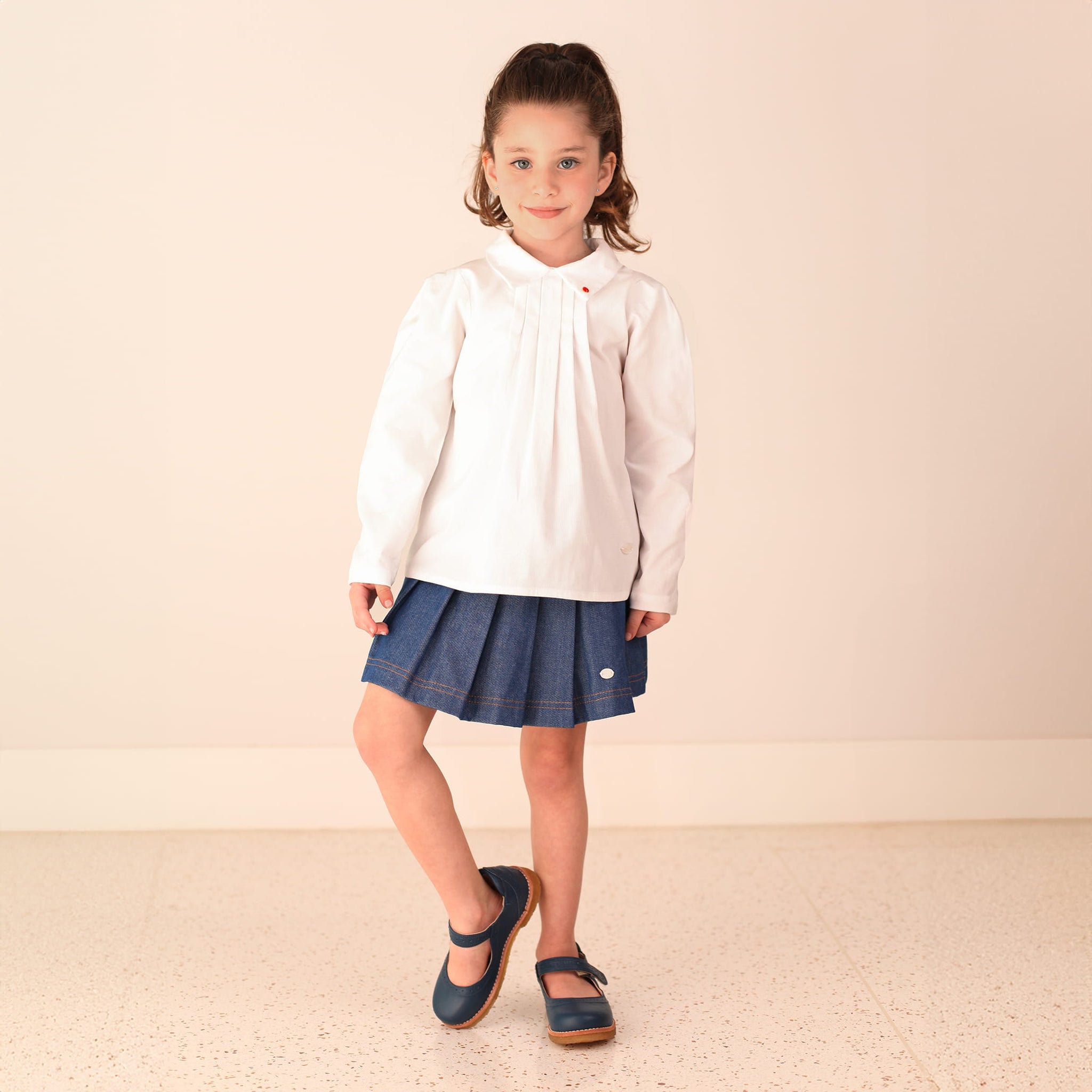 Camisa Joaninha Branca - TD120
