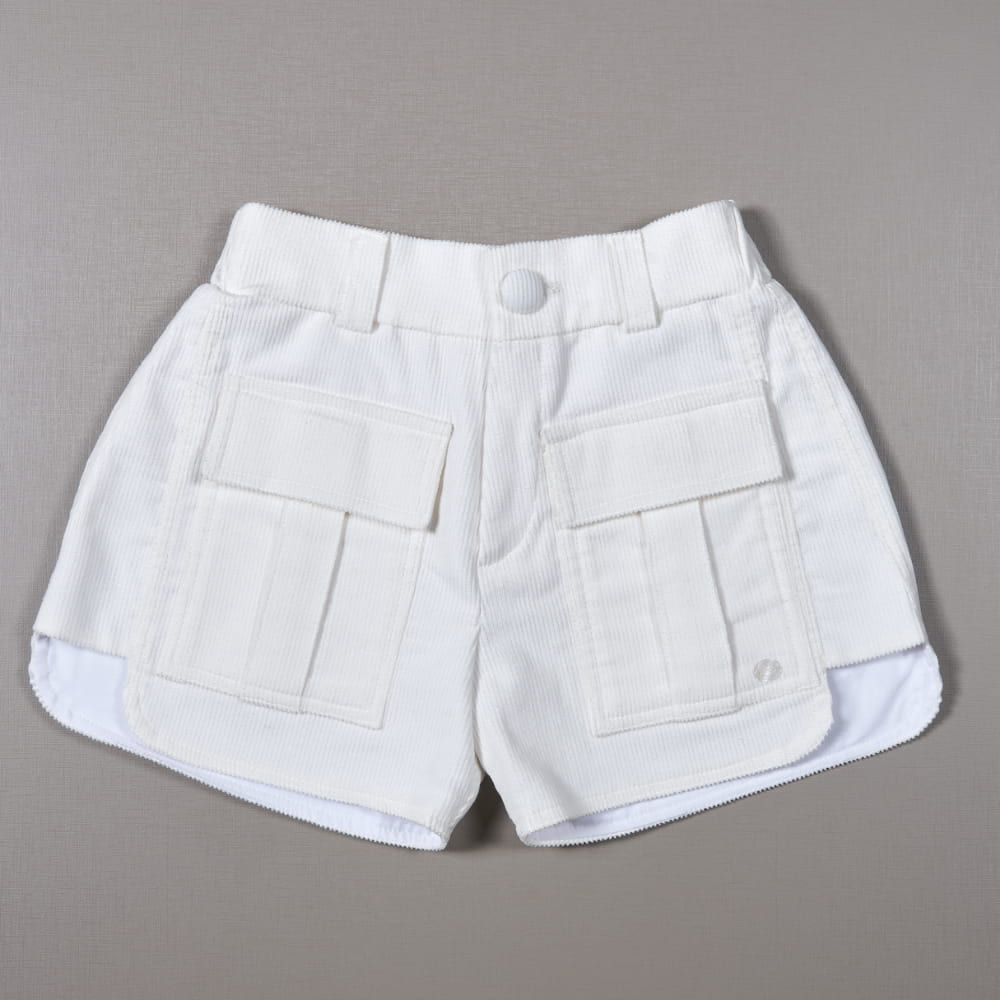 Bermuda Cargo Veludo Off - TD119