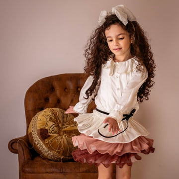 Saia Camadas Tulê Listras TD125