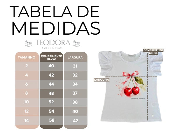 Tabela de medidas