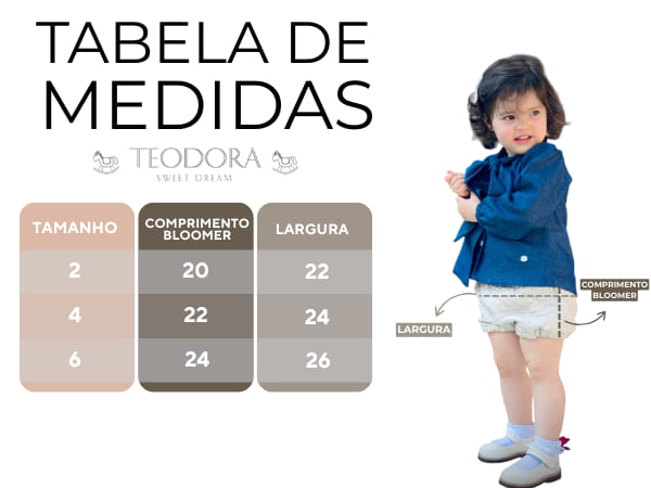 Tabela de medidas