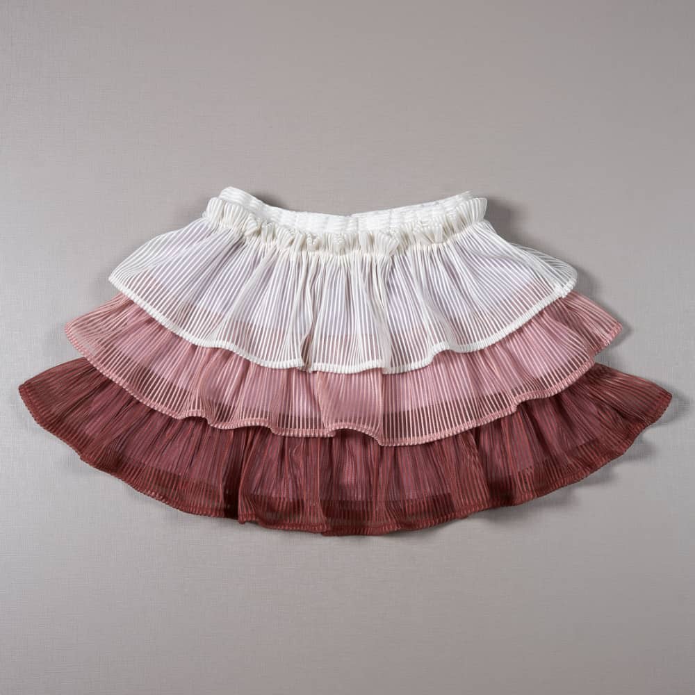 Saia Camadas Tulê Listras TD125